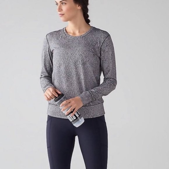 Lululemon Rush Hour Long Sleeve Pullover Running Top Size 6 Athletic Workout Gym - Picture 1 of 12